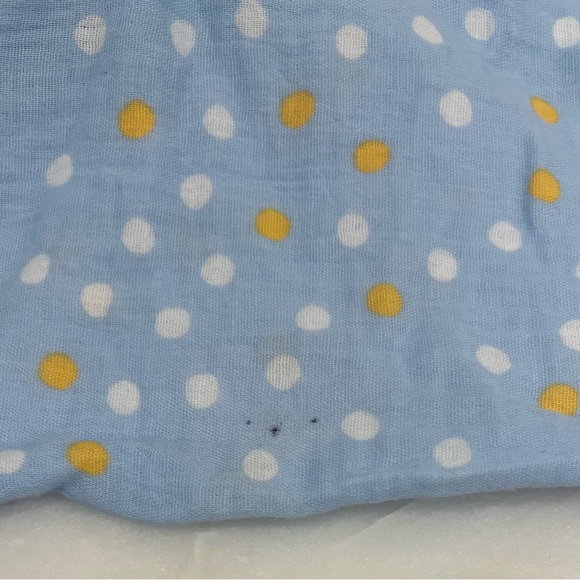 Parents Choice Lovey Blue Muslin Bunny Rabbit Polka Dot Security Blanket Rattle* - Picture 7 of 12